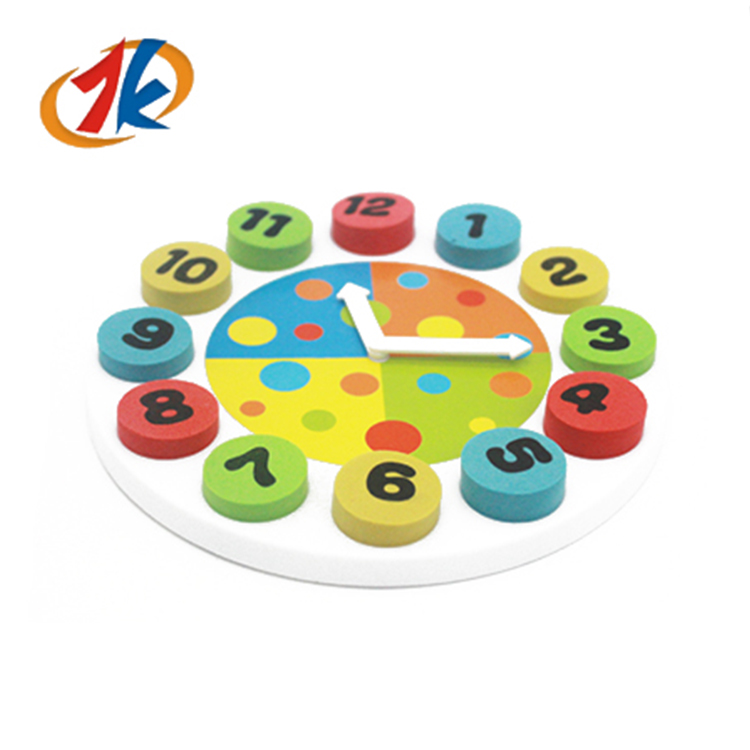 Sedex Audit Factory Meilleure vente Apprentissage Jouet Eva Horloge pour enfants